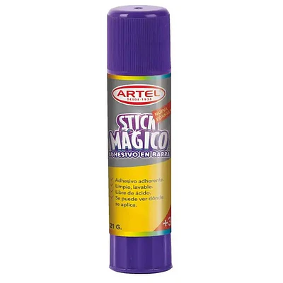 Artel - Pegamento en Barra Violeta Magico - 21 Grs