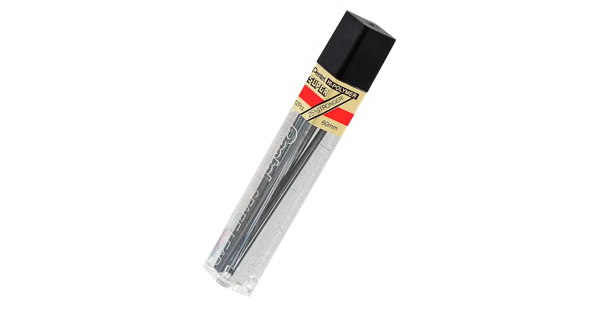 Set Tubos de Mina Pentel 2 Unidades HB 0.9mm