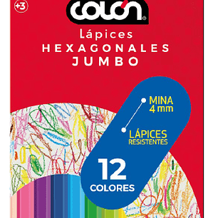 Lapices 12 Colores Jumbo - Colon