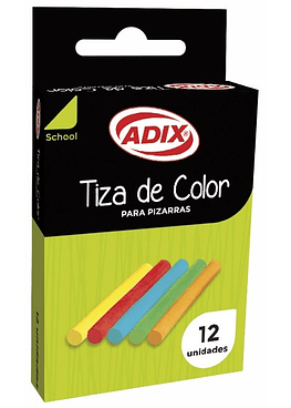 Tiza Colores 12 Un - Adix