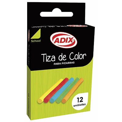 Adix - Tiza Colores 12 Un