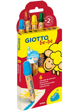 Lapiz Giotto Bebe 6 Colores