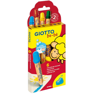 Giotto – Lápices Madera Jumbo Bebé 6 Colores