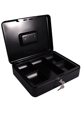 Caja Seguridad Metalicas Negro - 10"