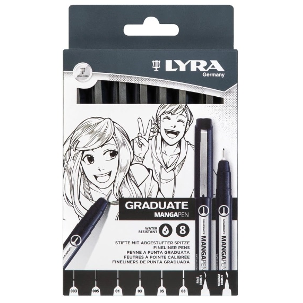 Lyra Graduate - Tiralineas Manga Pen 10 Un