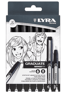 Lyra Graduate - Tiralineas Manga Pen 10 Un