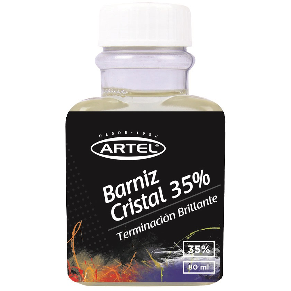 Barniz Cristal 35% Frasco 80Ml - Artel