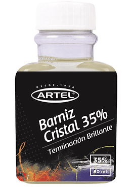 Barniz Cristal 35% Frasco 80Ml - Artel