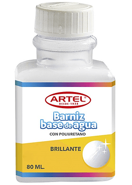 Barniz A Base De Agua Frasco 80Ml - Artel