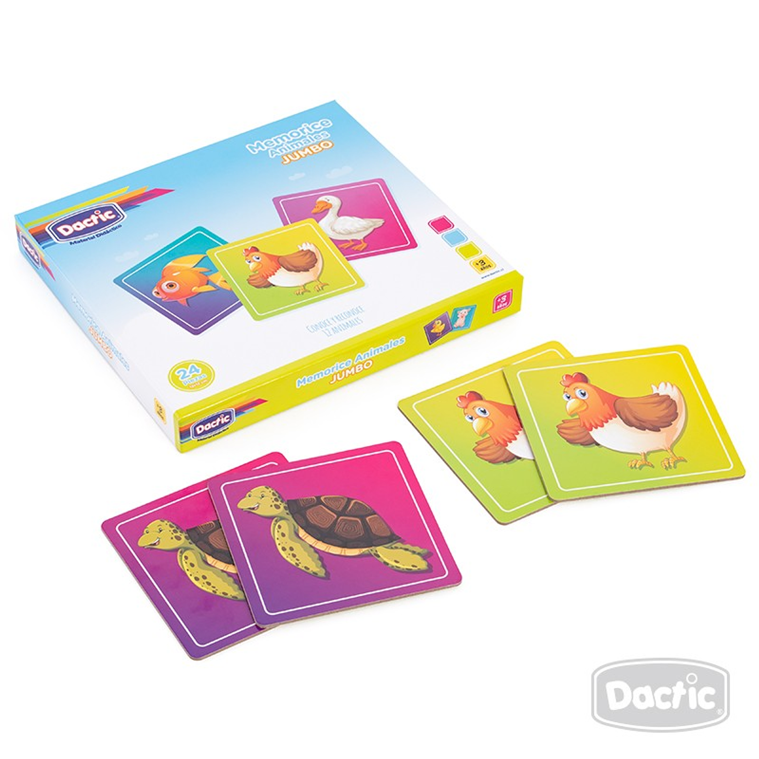 Memorice Animales Jumbo - Dactic 4