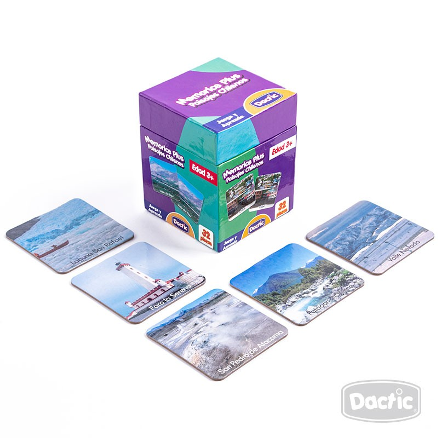 Memorice Plus Paisaje Chile Carton - Dactic 2