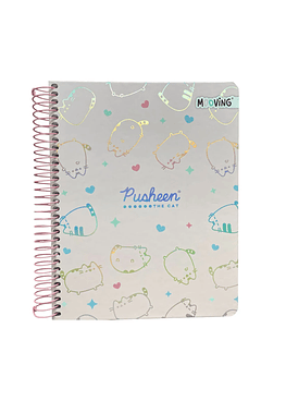 Mooving - Cuaderno Triple 1/2 Oficio - Diseño Pusheen