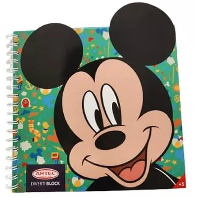 Artel - Divertiblock Colorea a Mickey Mouse