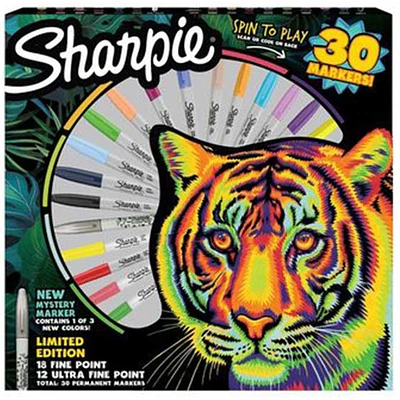 Sharpie - Marcadores Permanentes - Ruleta 30 Colores Tierra