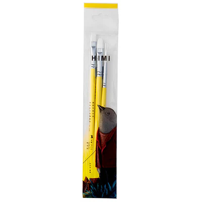Himi - Set Pinceles Para Pintar - 3 Un - Amarillos