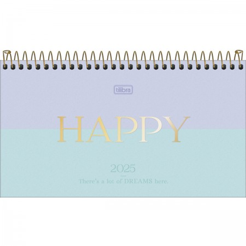 Tilibra - Agenda Espiral Cartera 2025 - Happy - 64 HJS