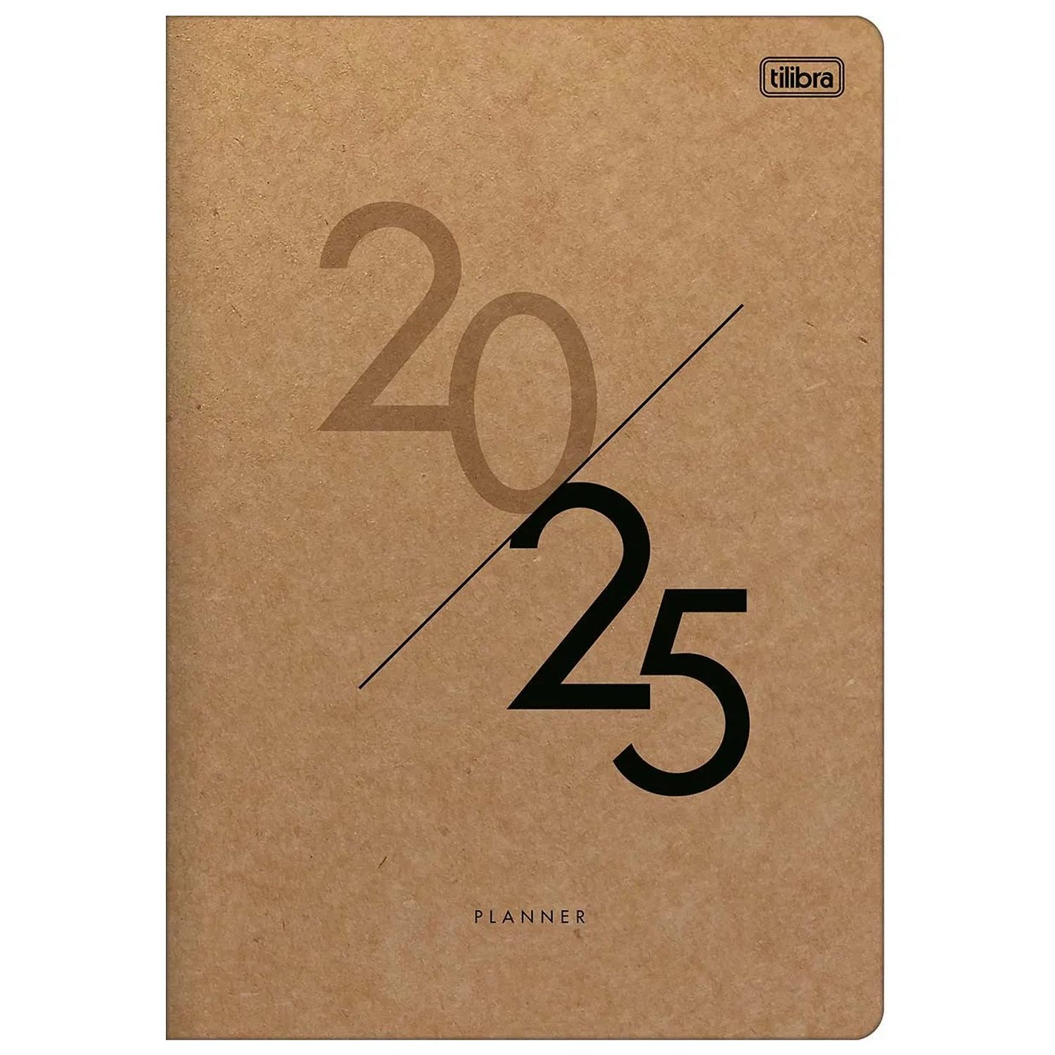 Tilibra - Planner Grapado 2025 - Kraft - 20 HJS 1