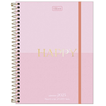 Tilibra - Planner Espiral 2025 - Happy