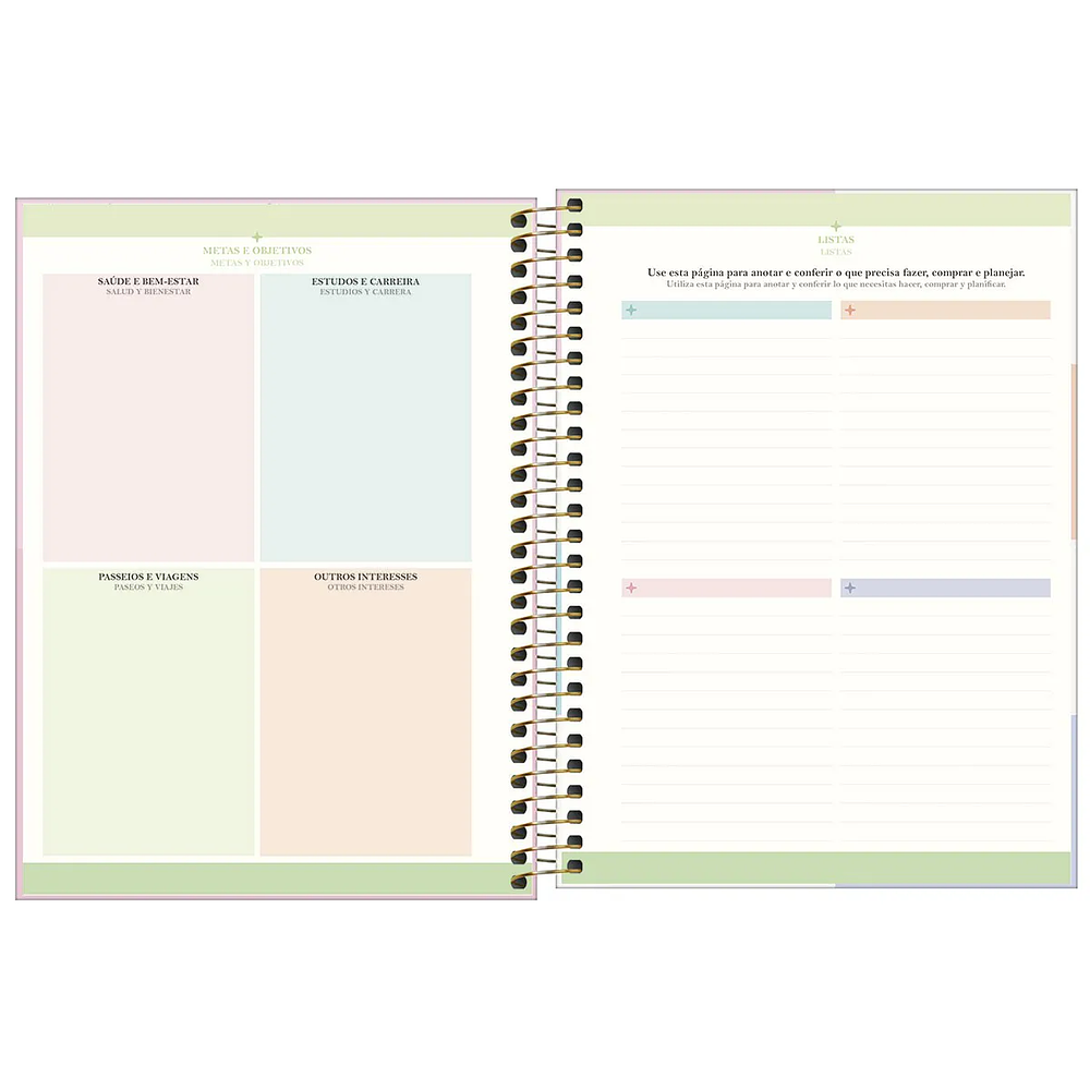 Tilibra - Planner Espiral 2025 - Happy