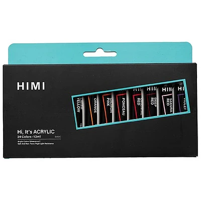 Himi - Acrilicos 24 Colores - 12 ML