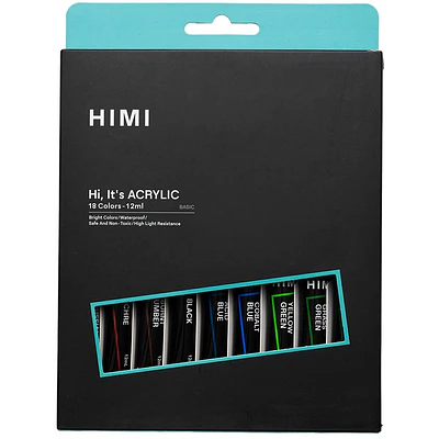 Himi - Acrilicos 18 Colores - 12 ML