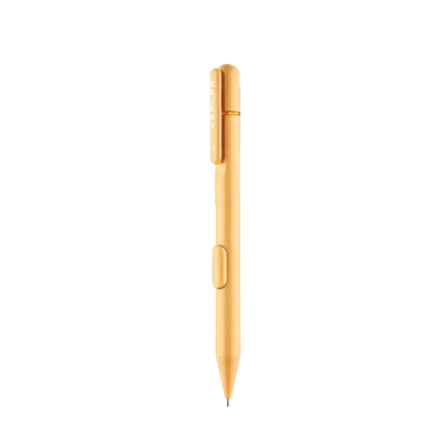 Monami - Portaminas Clicky 0.5 - Diseño Ergonomico - Color Amarillo Pastel