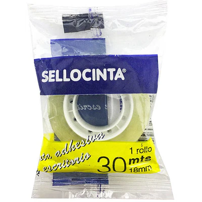 Sellocinta - Cinta Adhesiva Transparente - 18mm x 30m