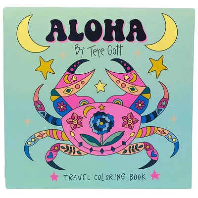 Tere Gott - Libro Coloring ALOHA - Papel 240 Gr