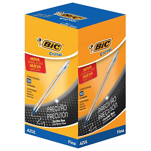 Bic - Lapiz Pasta Fino Azul - 50Un