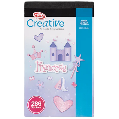 Adix - Block Sticker Princesa - 286 UN