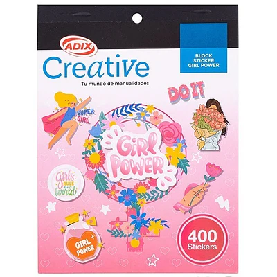 Adix - Block Sticker Girl Power - 400 UN