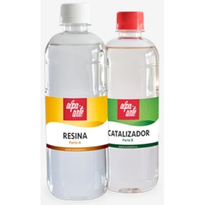 Alpa Arte - Resina Cristal - 500+500 ml