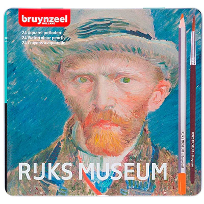 Bruynzeel - Rijks Museum - 24 Lapices Acuarelables Van Gogh