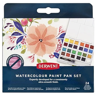 Derwent - Acuarela Set 24 Medias Pastillas