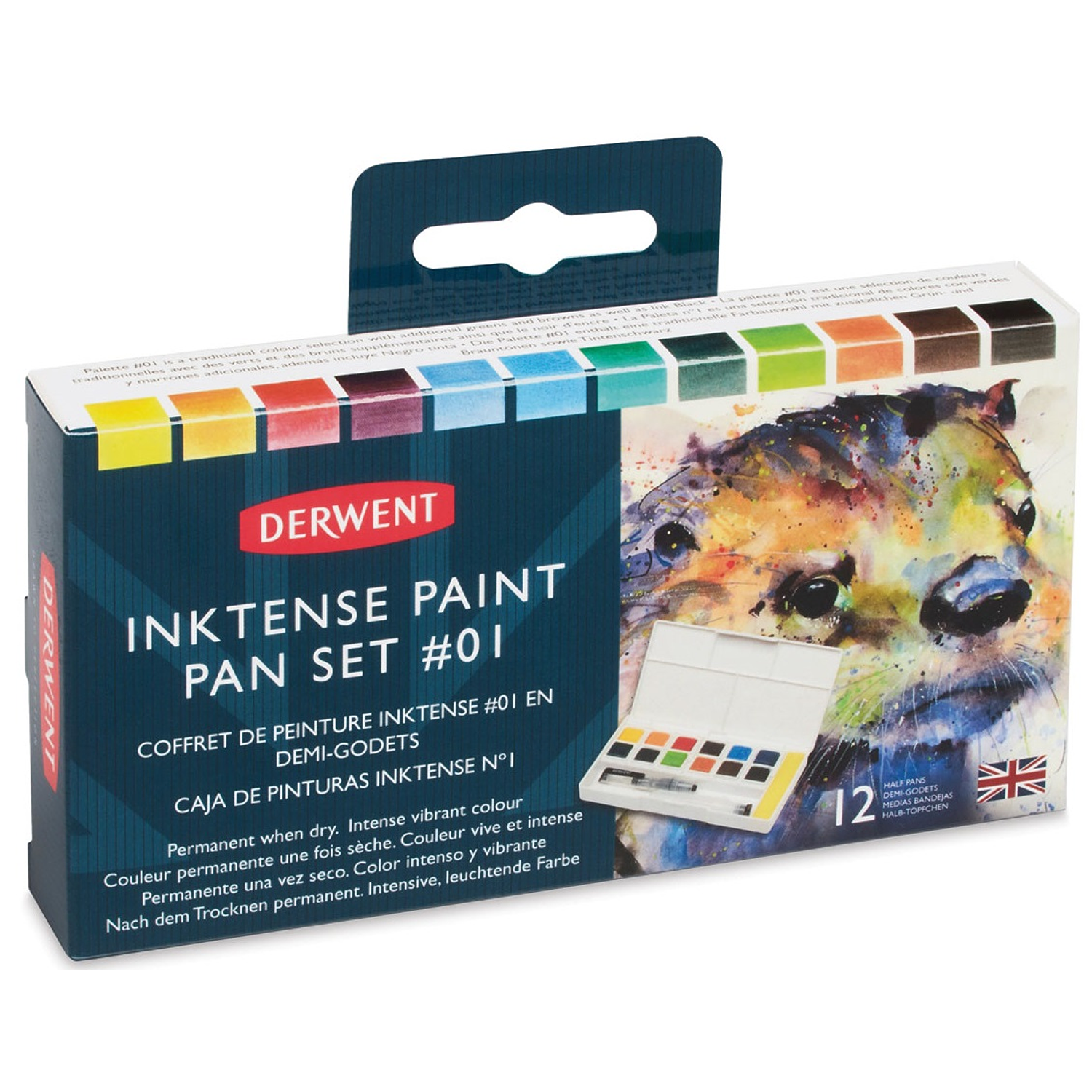 Derwent - Acuarelas Inktense 12 Pastillas #01 1