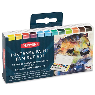 Derwent - Acuarelas Inktense 12 Pastillas #01