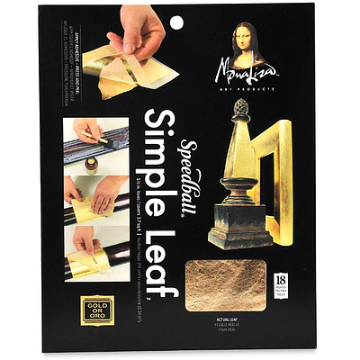 Speedball - 18 Hojas Metalicas Pan De Oro