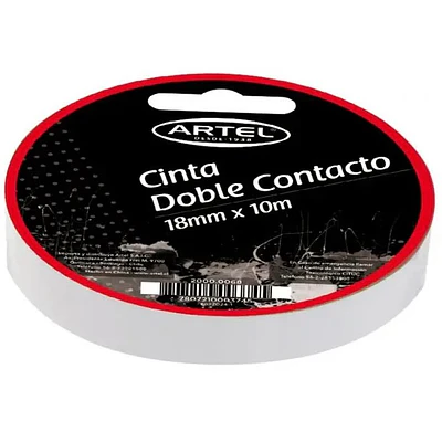 Artel - Cinta Doble Contacto Rollo 18Mm X 10Mt