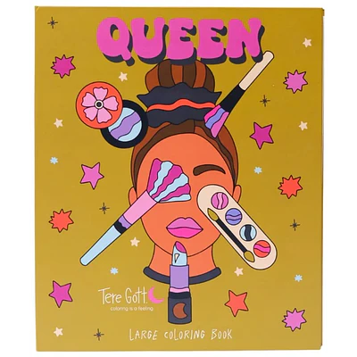 Tere Gott - Libro Coloring QUEEN - Papel 240 Gr