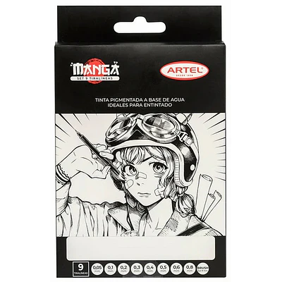 Artel - Tiralíneas Manga - 9 Unidades