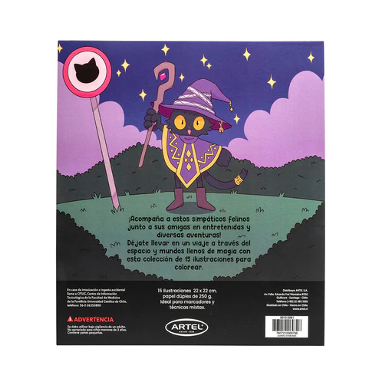 Artel - Block para colorear Gatoverso 5
