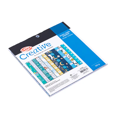 Adix - Cartulina 12 Diseńos Baby Boy 24Un - 120G