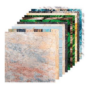 Adix - Cartulina 12 Diseńos Textura Natural 24 Un - 180Gr