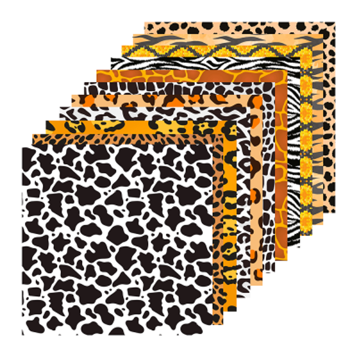 Adix - Cartulina 12 Diseńos Animal Print 24 Un - 180 Gr 2