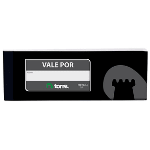 Torre - Formulario Vale Por 100 Hojas