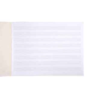 Torre - Cuaderno Cosido Musica Pauta Entera 10
