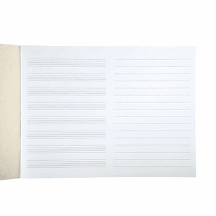 Torre - Cuaderno Cosido Musica Media Pauta 10H