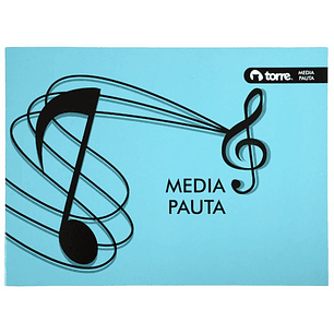 Torre - Cuaderno Cosido Musica Media Pauta 10H
