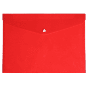 Nuovo - Sobre Plastico Oficio con Broche