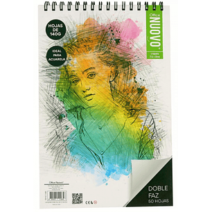 Nuovo - Croquera Doble Faz - Oficio - 50 Hjs - 140 GR